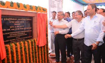 CMD REC. lays foundation stone of REC World Headquarters